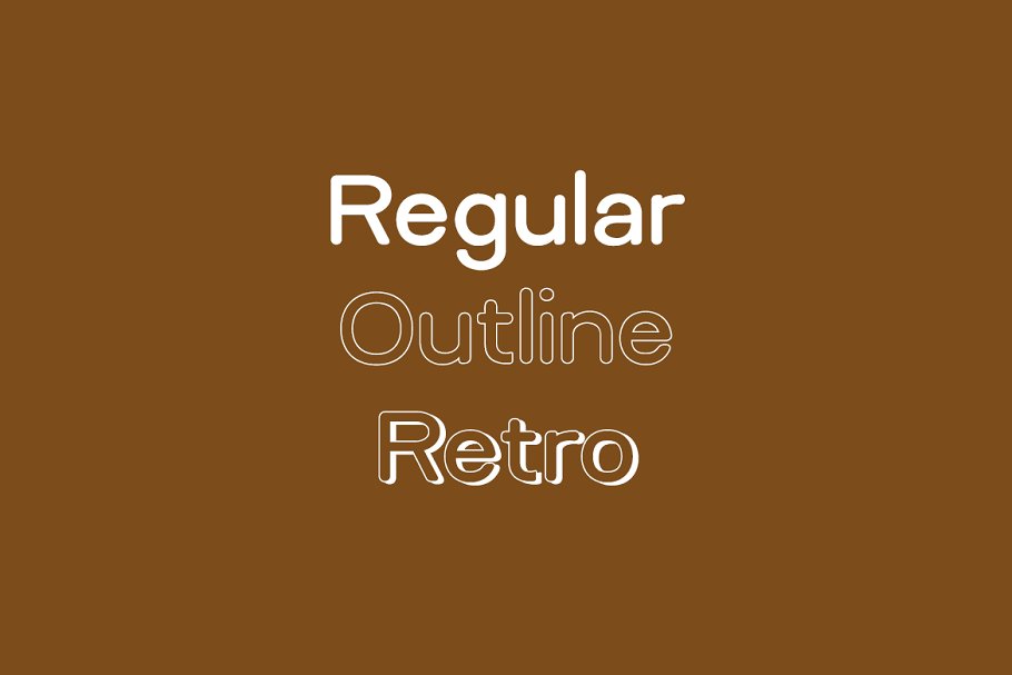 Example font Relica Rounded #5